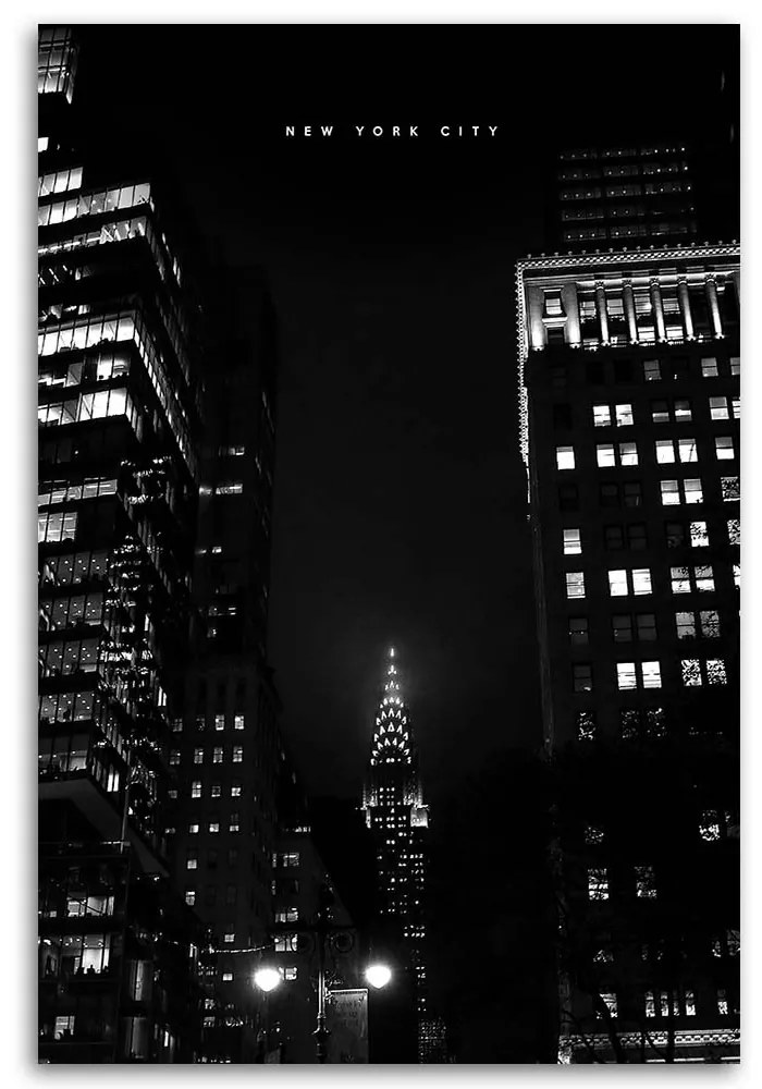 Gario Obraz na plátne New York uprostred noci - Nikita Abakumov Rozmery: 40 x 60 cm
