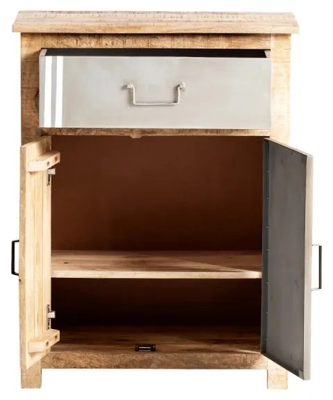 furniture-nabytek.cz - Masívna komoda Pune z mangového dreva, lakovaná, hnedá