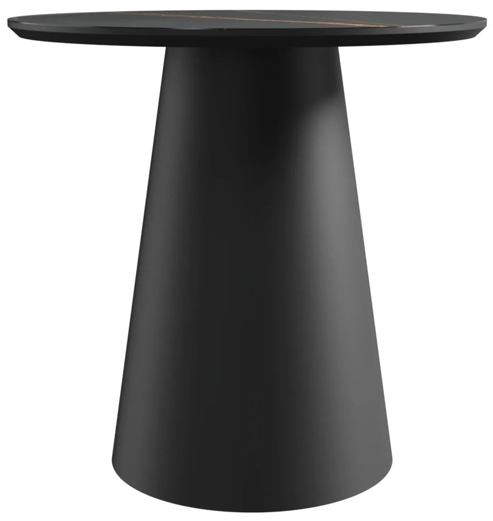 Konferenční stolek Margos 46 cm černý/mramor I