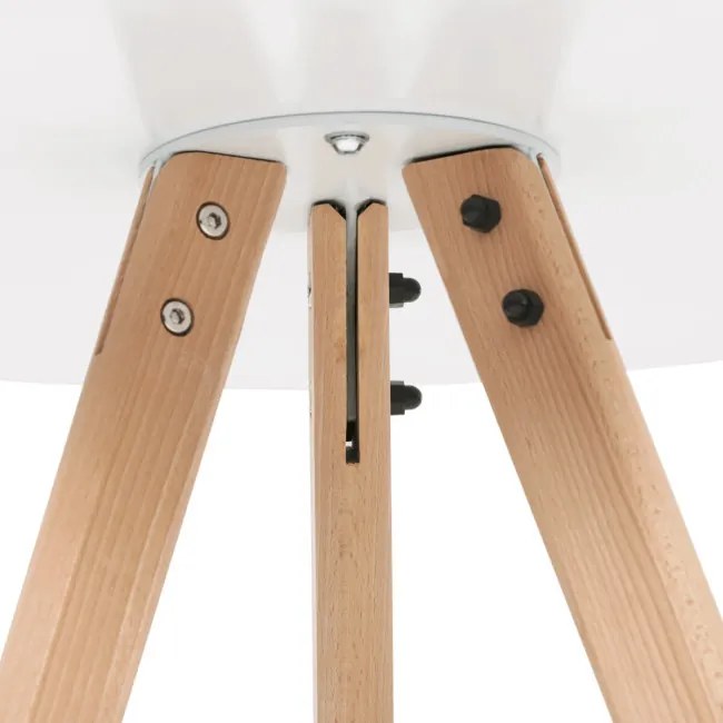 Jedálenský stôl DT-320 biely / naturálny