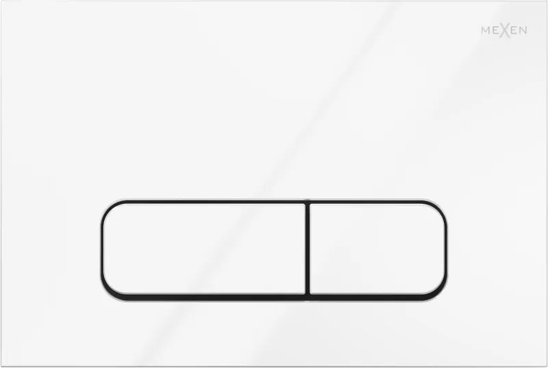 Mexen Fenix 02 splachovacie tlačidlo, biela- 600200