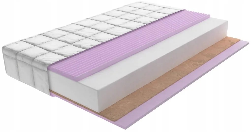 Detský matrac LUX ZONE MAX RELAX 160x80x11 cm - pena/kokos/pena