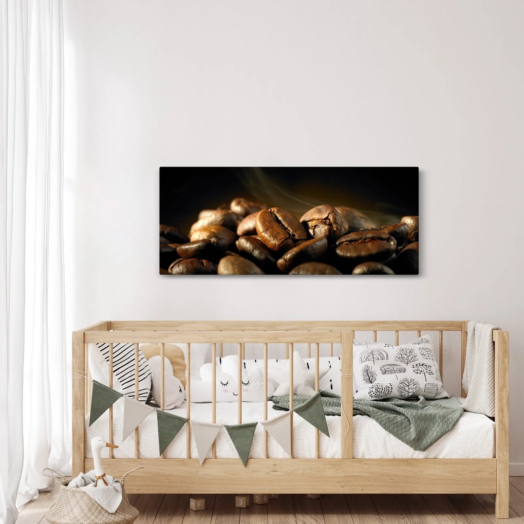 Obraz - Kávové zrná (120x50 cm)