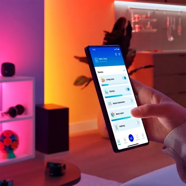 Philips - SADA 2× LED RGBIC stmievateľné svietidlo SMART GRADIENT LED/8 W/230 V Wi-Fi