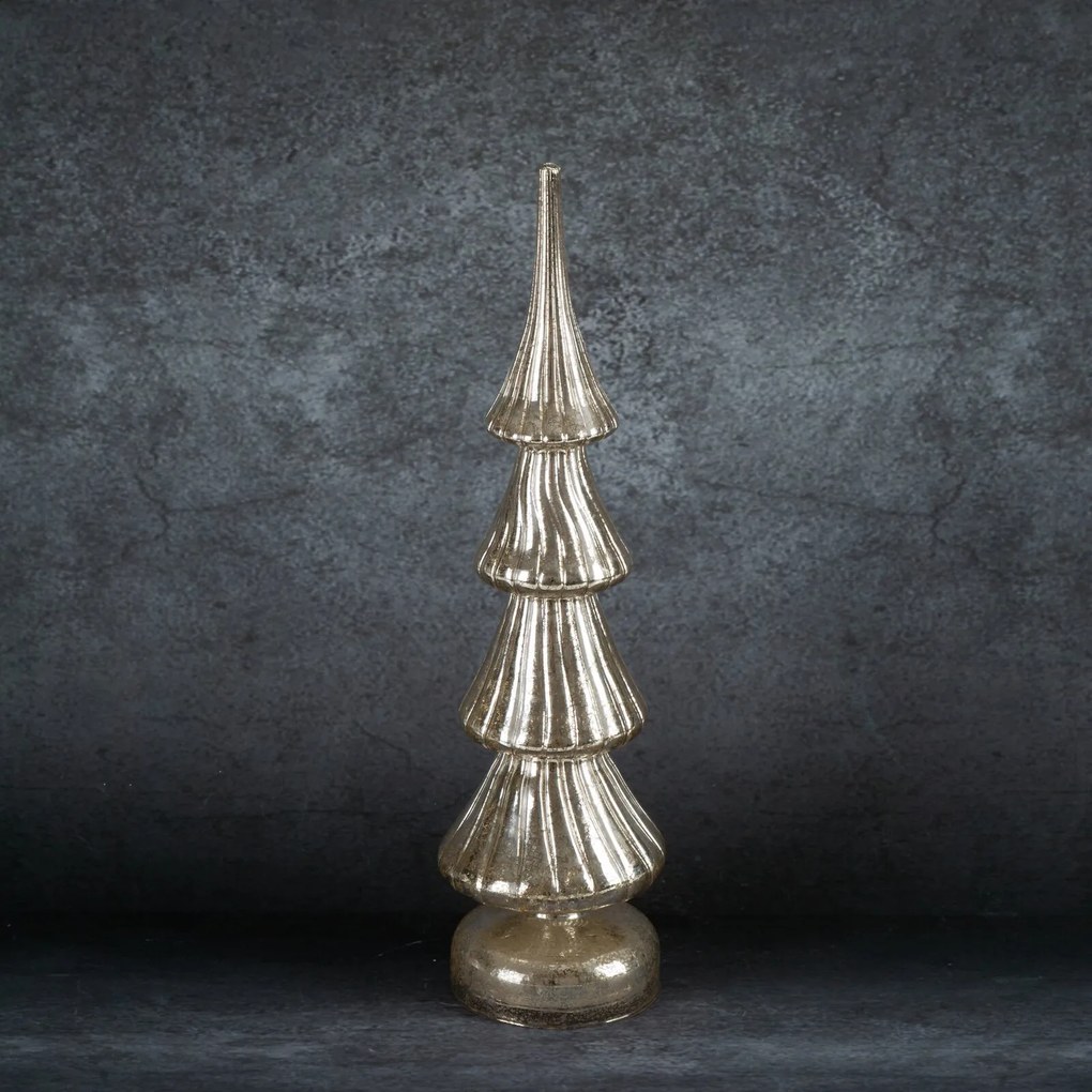 DEKORAČNÁ SOŠKA LED 9X36 CM STRIEBORNÁ