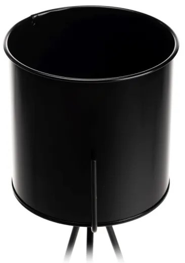 Stojan na kvety TRIPOD 110x25 cm čierna