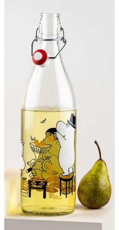 Sklenená fľaša Moomin Fruits 1l
