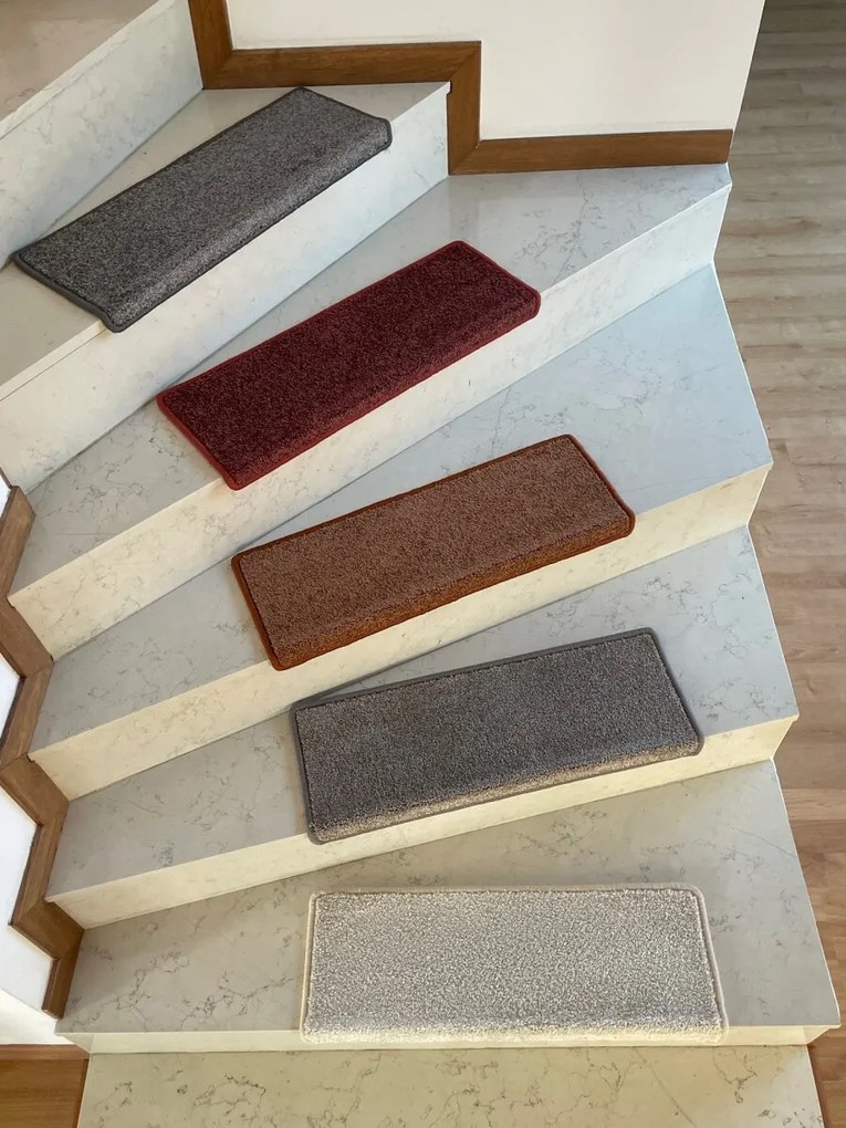 Nášľapy na schody Capri medený obdĺžnik, samolepiaci - 25x80 obdĺžnik (rozmer vrátane ohybu) Vopi