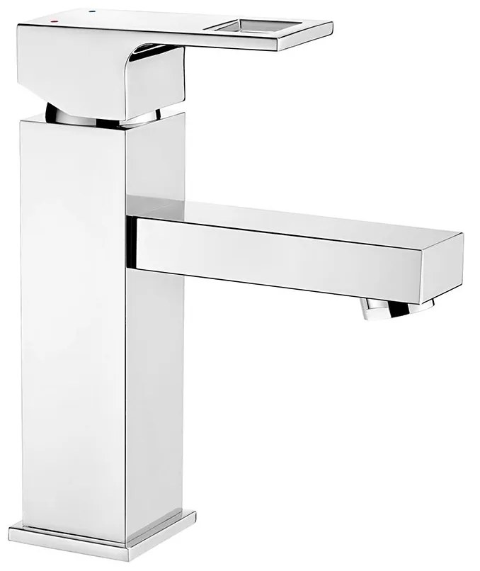 Kúpeľňový nábytok Apogon I, Farby: gaštan breslau, Sifón: so sifónom, Osvetlenie: osvetlenie LED RGB - farebné, Umývadlová batéria: Maro Blo 020M