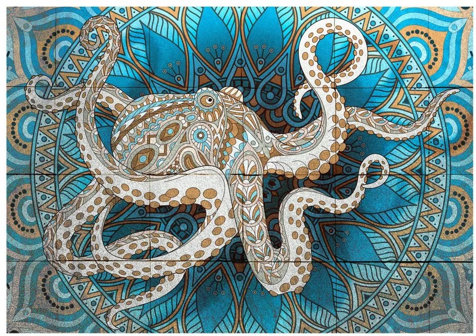 Samolepiaca fototapeta - Zenová chobotnica 196x140