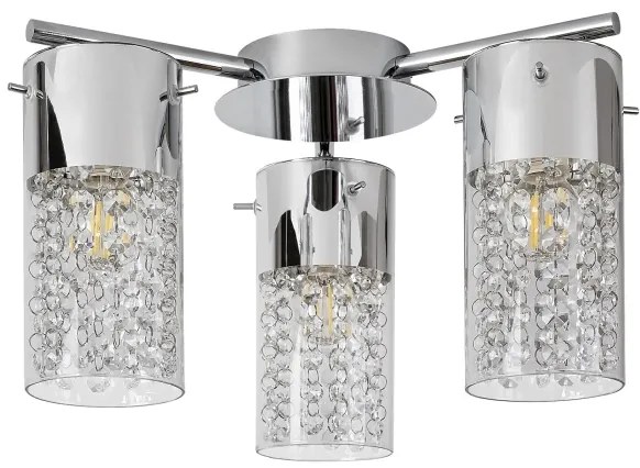 Rabalux 2195- Kúpeľňové stropné svietidlo NIAGARA 3xE14/40W/230V IP44