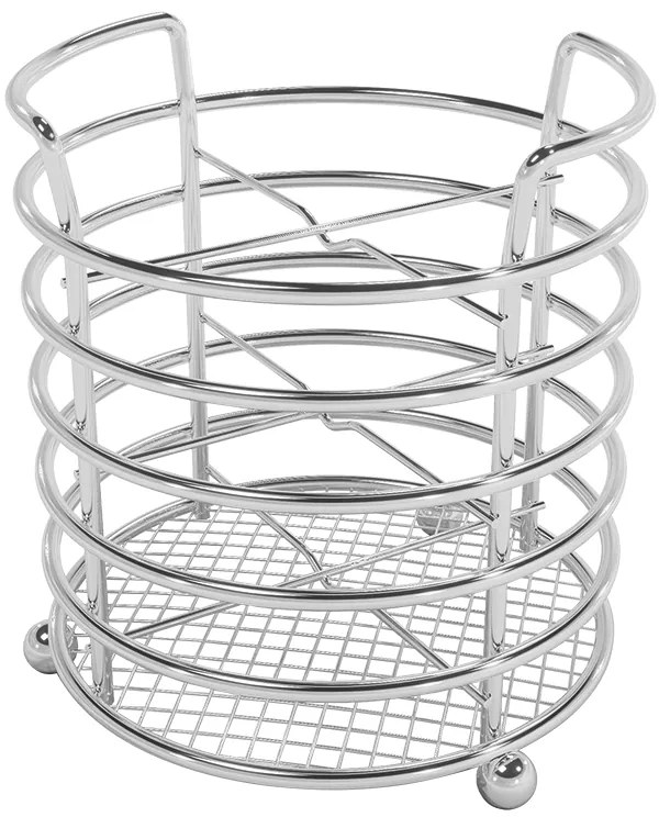 Kuchinox Kuchinox, univerzálna oceľová nádoba na príbory 112x112x140 mm, chrómová, LAV-EKA_001M
