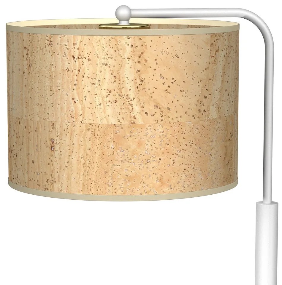 Stolná lampa Cork, 1x korkové tienidlo, w