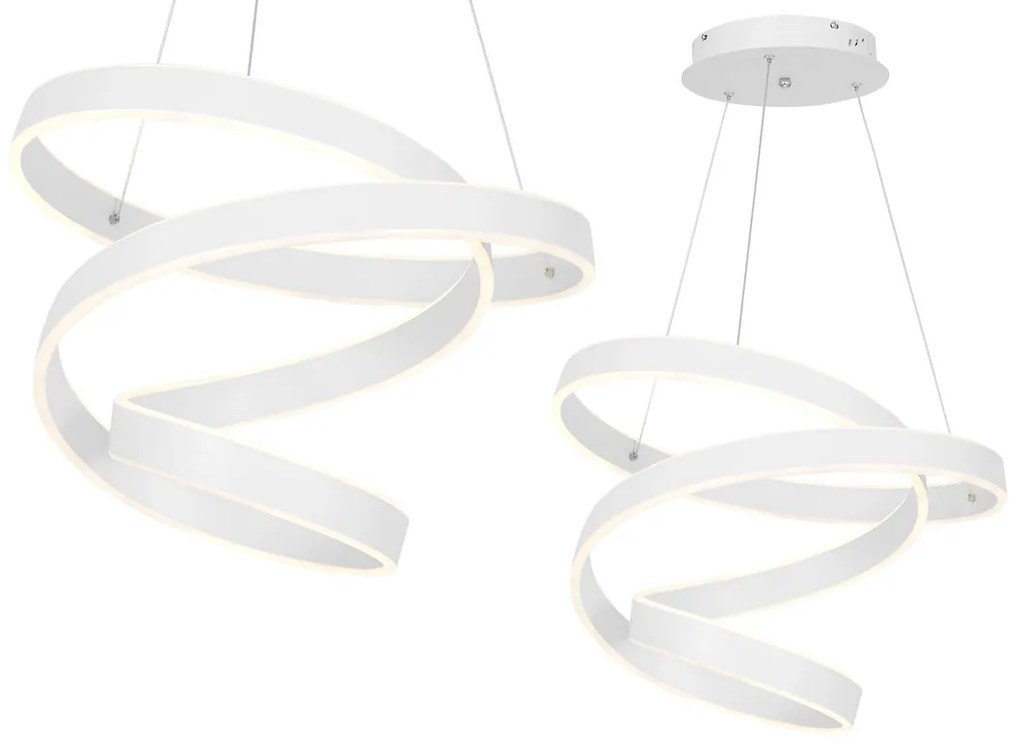 Závesné LED svietidlo Andromeda, 1x LED 100w, 4000k, w