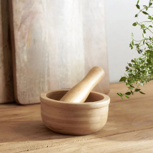 Mažiar BAMBOU drevený 998120