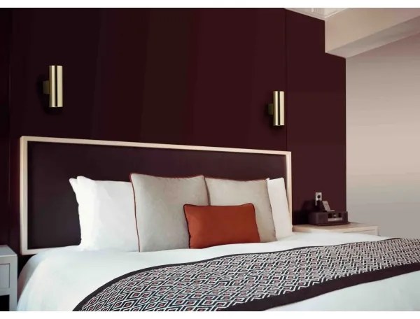 Argon 0913 - Nástenné svietidlo MITOS 2xGU10/5W/230V mosadz