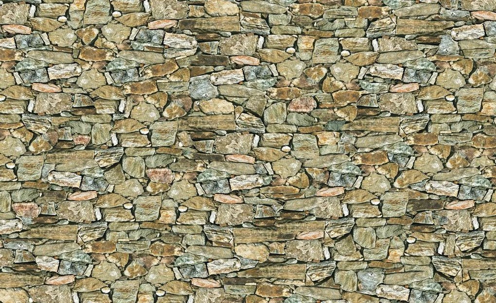 Fototapeta - Stone Wall Rock (254x184 cm)