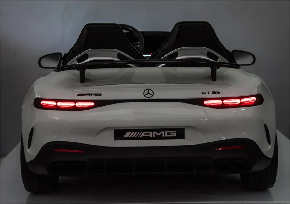 LEAN CARS Elektrické autíčko Mercedes GT63 AMG DK-GT63 24V LCD biele