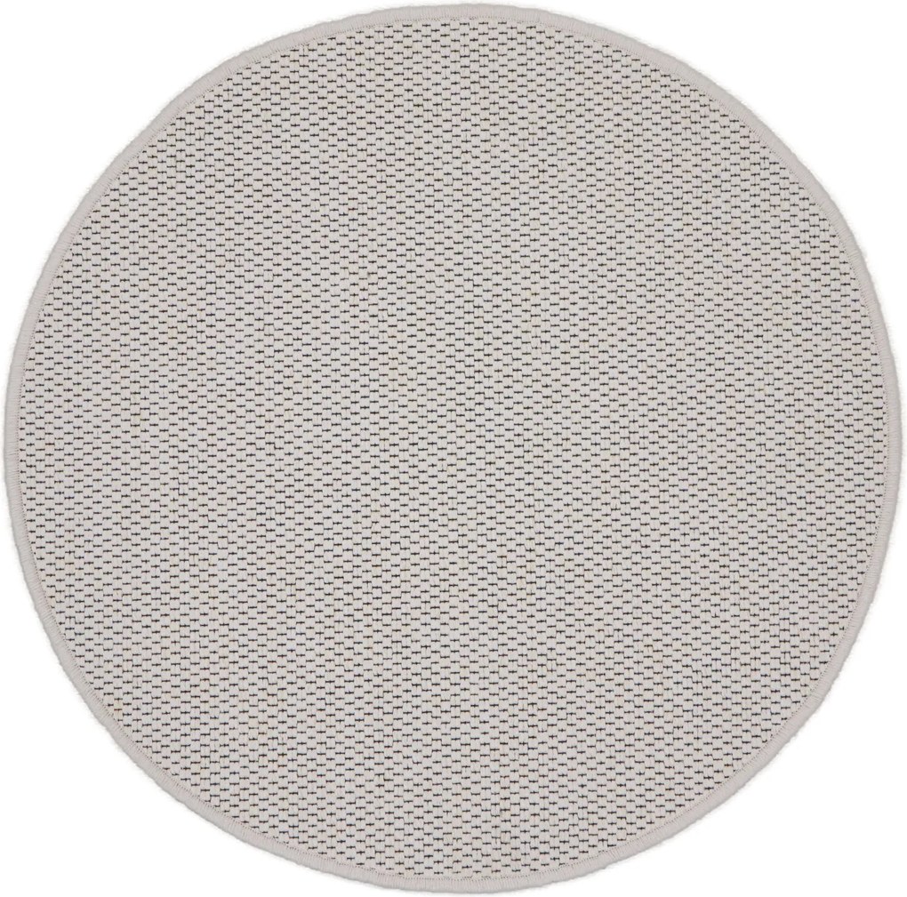 Kusový koberec Nature cream kruh, 120x120 (priemer) kruh, béžová, chodba / predsieň, Timzo