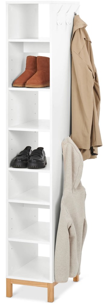 Polica na topánky so šatníkovou skriňou