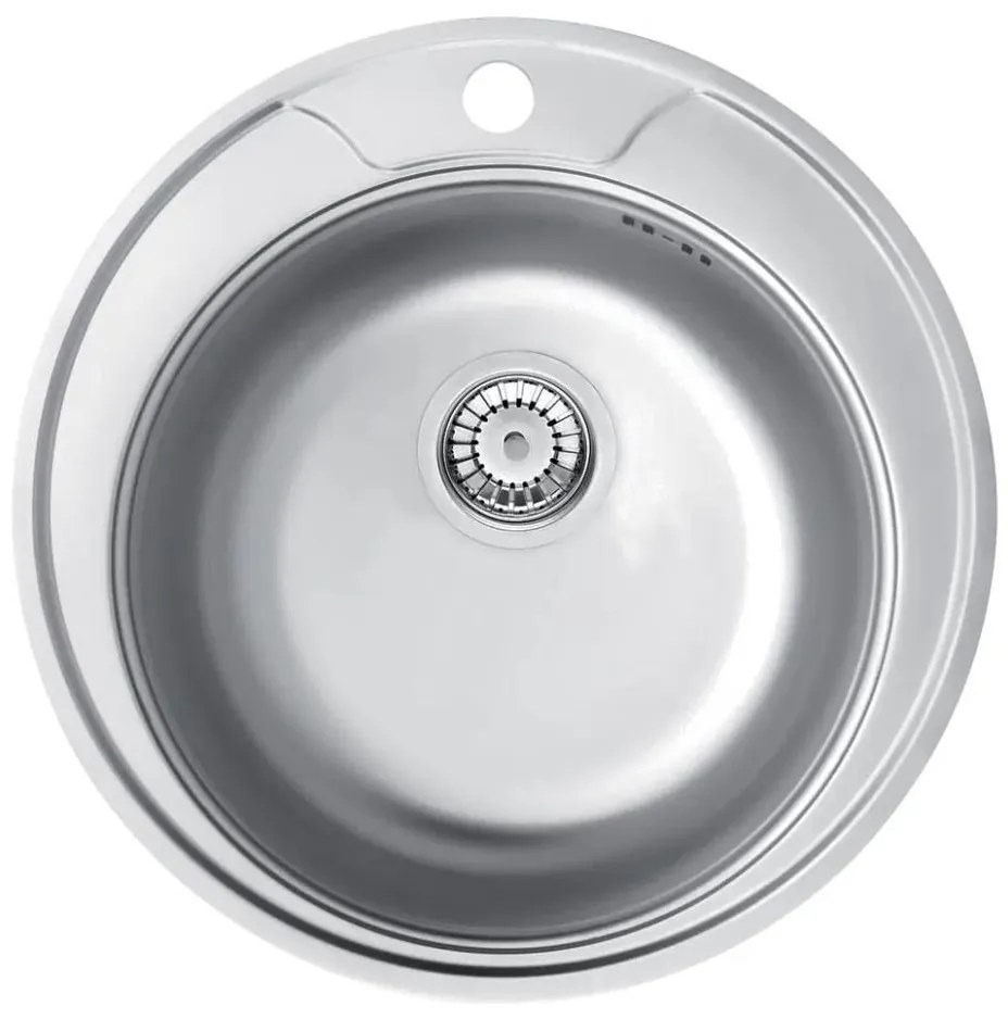 Deante ZHC_0813 - Kuchynský drez TWIST pr. 49 cm satén