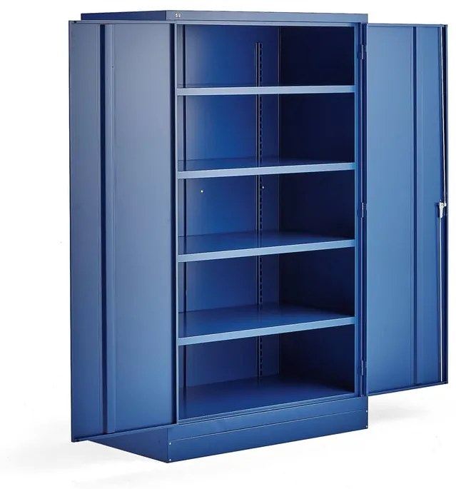 Hlboká kovová skriňa SHIFT s podstavcom pre paletový vozík, 1900x1150x635mm