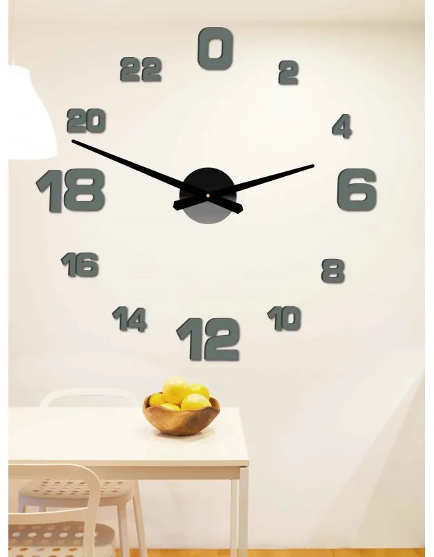 Moderné nalepovacie nástenné hodiny | 3D hodiny 12S022-Wall clock