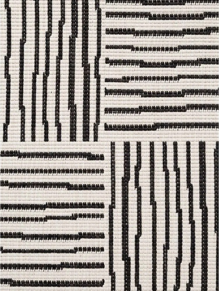 Čierny/krémový vnútorný a vonkajší koberec 160x230 cm Haringey Nightingale – Ted Baker