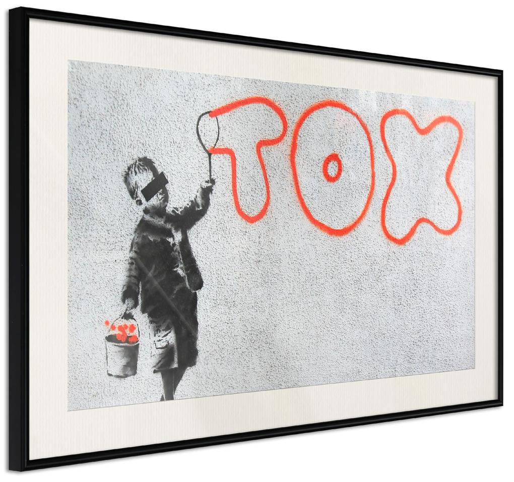 Artgeist Plagát - Toxic [Poster] Veľkosť: 30x20, Verzia: Zlatý rám s passe-partout