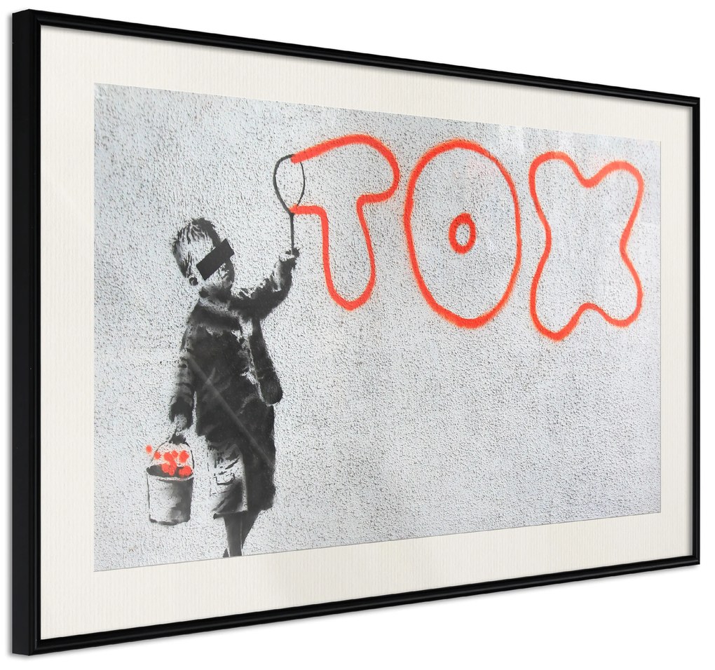 Artgeist Plagát - Toxic [Poster] Veľkosť: 45x30, Verzia: Čierny rám s passe-partout