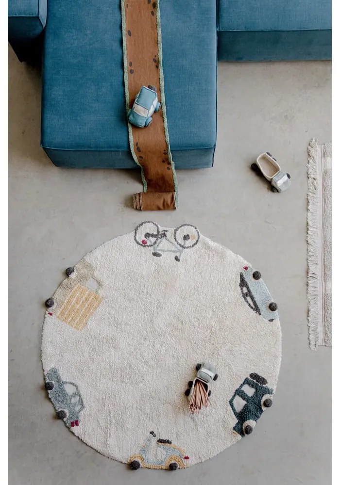 Látkové detské koše na hračky v súprave 2 ks 24x14x8 cm Truck – Lorena Canals