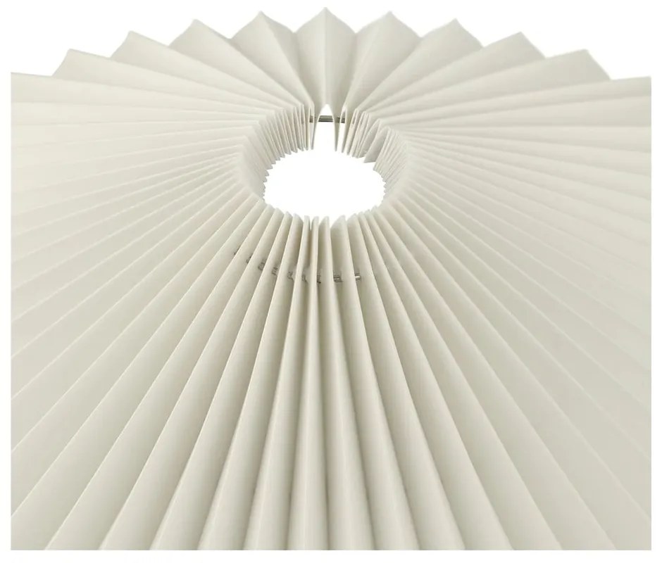 Biela/v striebornej farbe stolová lampa so stmievačom s textilným tienidlom (výška 36 cm) Taite – Blomus