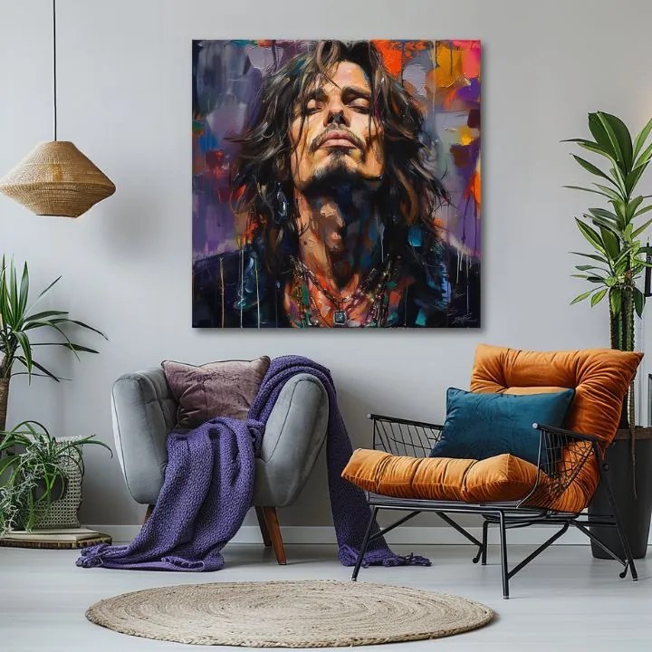 Obraz Chris Cornell - Hlas grunge scény | 100% originál domaľovaný akrylom