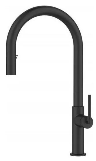 ALVEUS 1150895 - Drezová batéria s vyťahovacou sprškou ORION 44,2 cm čierna