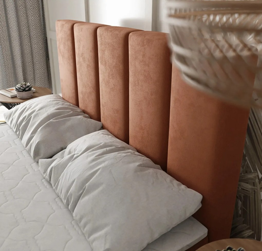 MANŽELSKÁ POSTEĽ ROSALIA 160x200 S ROŠTOM / MATRACOM + TOPPER