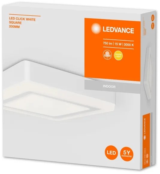 Ledvance - LED Stropné svietidlo CLICK LED/15W/230V