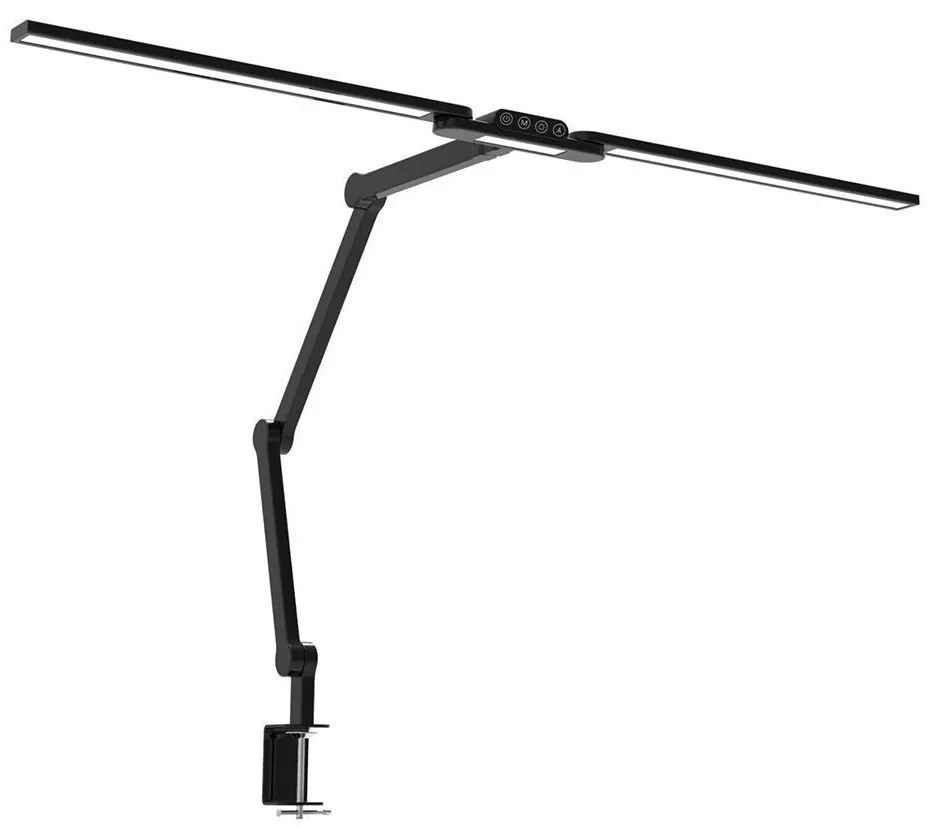 LED Stmievateľná dotyková stolná lampa LED/24W/230V 3000-6500K CRI 92 čierna