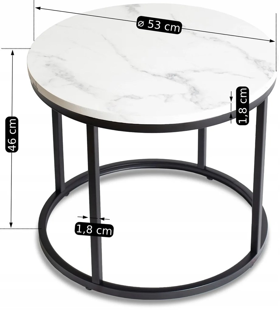 PROXIMA.store - Dizajnový konferenčný stolík CONNY FARBA: dub, FARBA NÔH: čierna