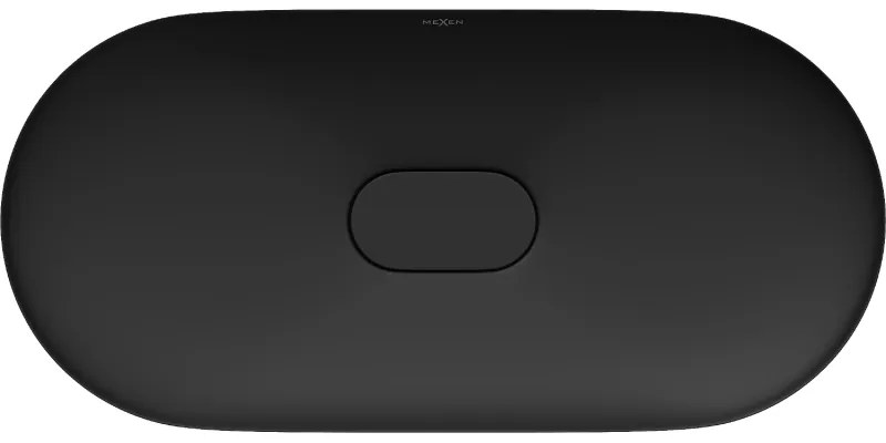 Mexen Sofia, umývadlo na dosku z konglomerátu 70 x 35,5 cm, čierna matná, 23067071