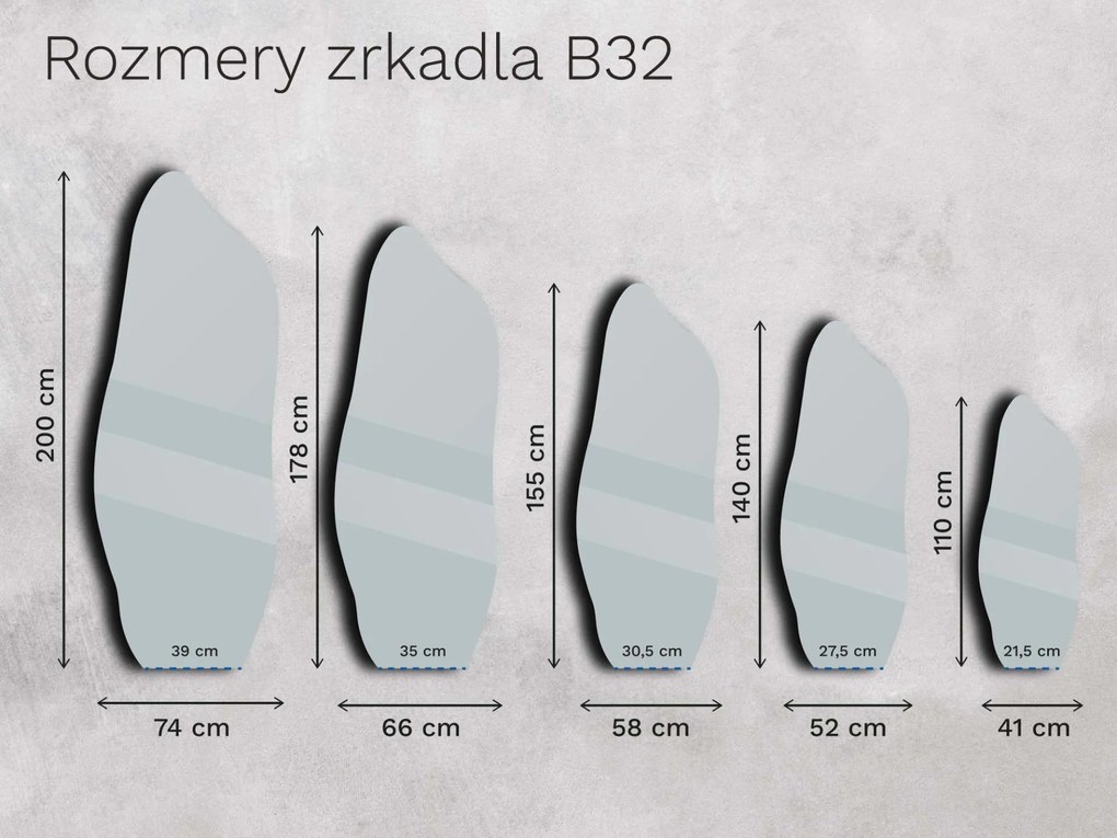 Antické zrkadlo Base B32