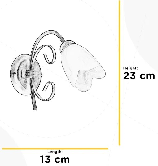 ONLI - Nástenné svietidlo ODINO 1xE14/6W/230V