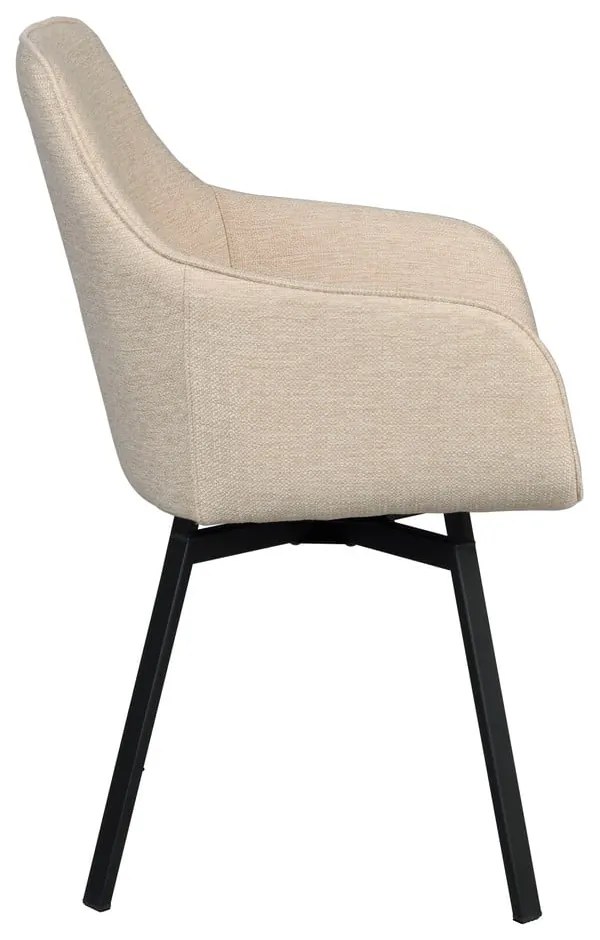 Béžové čalúnené jedálenské kreslá v súprave 2 ks Alison – Rowico