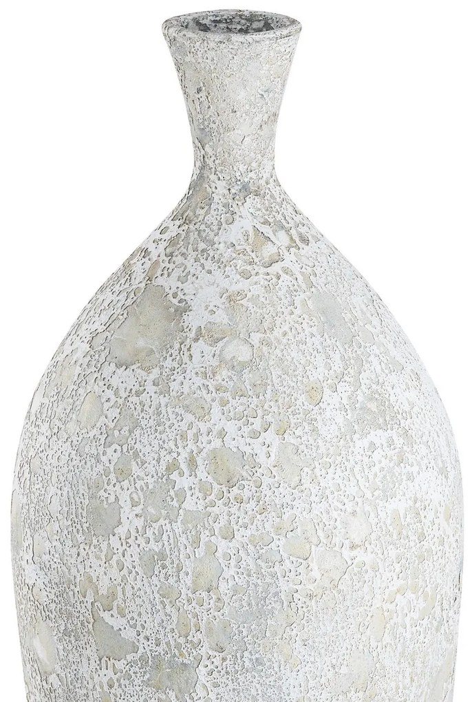 Váza Dafni 30x79cm biela sivá