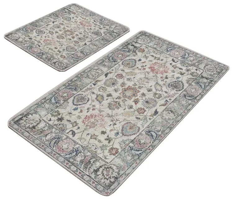 Sivé kúpeľňové predložky v súprave 2 ks 60x100 cm – Mila Home
