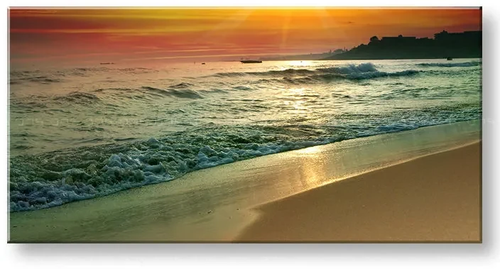 Obraz na stenu PANORÁMA ZÁPAD SLNKA 50x100 cm