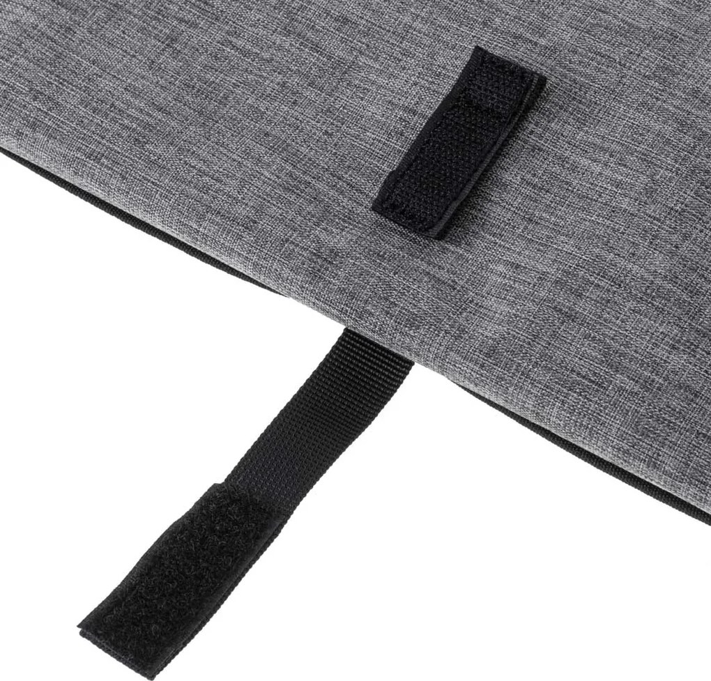 KIK Detská prebaľovacia cestovná podložka konvertibilná prebaľovacia taška sivá