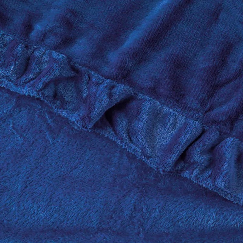 Deka RUFFLY tmavomodrá Rozmer: 150x200 cm