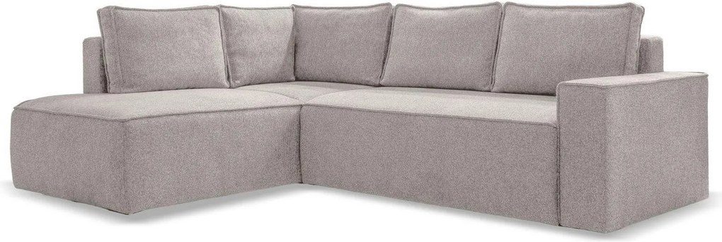 XXXLutz ROHOVÁ SEDAČKA, textil, sivá, biela MID.YOU - Sedačky - 001454003607