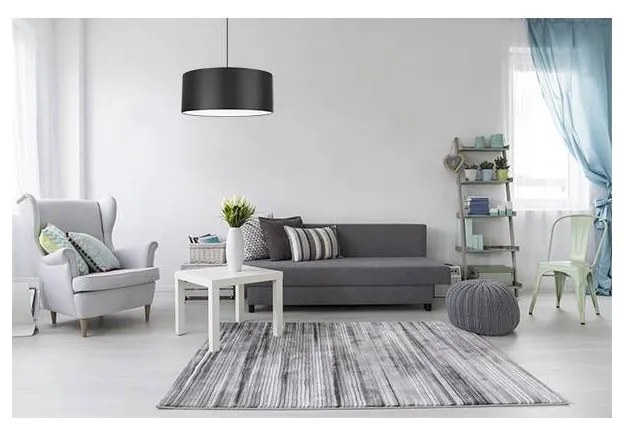 Závesné svietidlo Shade, 1x textilné tienidlo (výber zo 4 farieb), (výber z 3 farieb konštrukcie), (fi 50cm), w