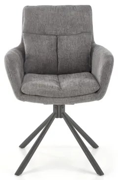 Jedálenská stolička HALSA 1 ks sivá